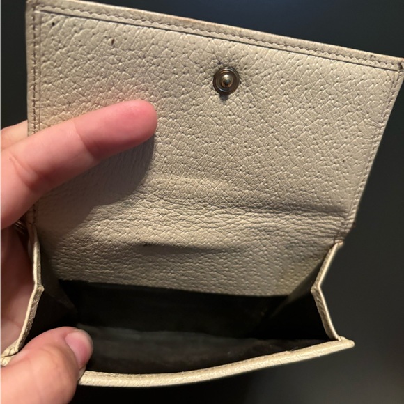 Vintage Gucci Beige D-Ring Canvas Wallet - Picture 9 of 10
